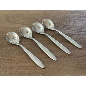 Vintage WMF Flatware Laurel‎ Demitasse Spoons 4 7/8"  Set Of 4